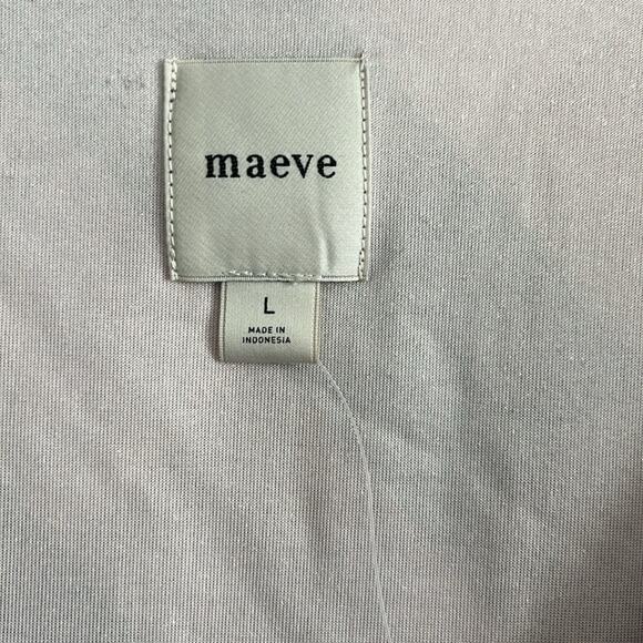 $78 NWT ANTHROPOLOGIE MAEVE velvet babydoll top pink plaid L - Picture 5 of 7